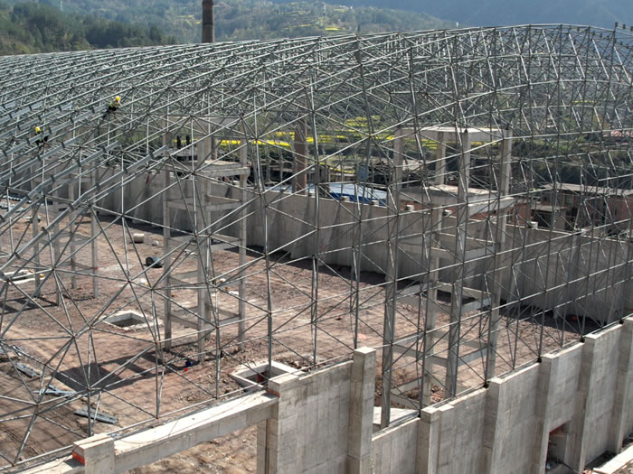 萬源煤棚網(wǎng)架案例